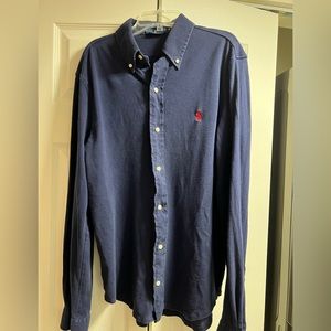 Polo Featherweight Mesh button down 💙